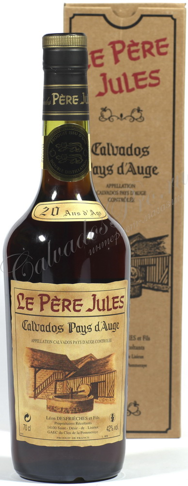 Calvados Le Pere Jules 20 лет Кальвадос Ле Пэр Жюль